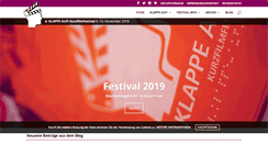 Desktop Screenshot of klappe-auf.com